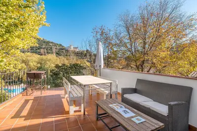 Image de Appartement 'Casa Rural Cortijo El Plantio' avec vue sur la montagne, Wi-Fi et climatisation