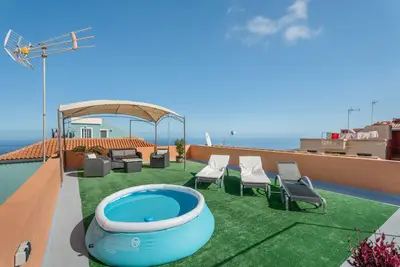 Image de Appartement de vacances 'Casa Con Vista' avec vue sur la mer, terrasse privée et Wi-Fi