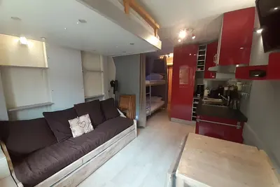 Image de Studio cosy pour 4 pers. à 20m du télécabine, cuisine équipée, balcon, 3ème étage ascenseur