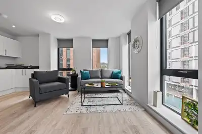 Exécutif-Appartement-Salle de bain privée séparée-Vue ville