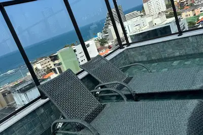 Image de Bedroom and living room in Ondina, Salvador, Bahia, decorated