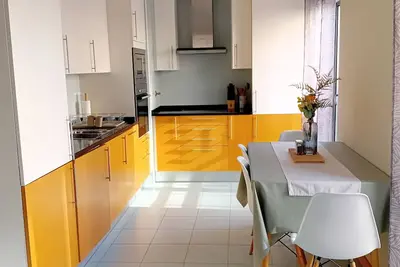 Spacious and welcoming modern apartment.
