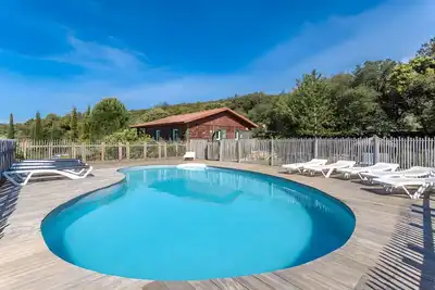 Image de Chalet 'Maroc' avec vue sur les montagnes, piscine partagée et terrasse privée