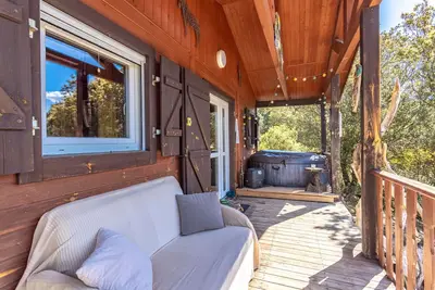 Image de Chalet 'Afrique' avec vue sur les montagnes, piscine partagée et terrasse privée