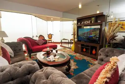 Ocean view, comfortable and exclusive apartment in Miraflores