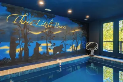 Image de 3LittleBearsITSmokies: Indoor Pool, Pets, Views, Theater, Games, Hot Tub, Wifi,