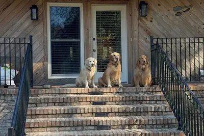 Image de \"3 Goldens\"- A Spacious farmhouse with beautiful 10 acre lake in Hope Hull, Al