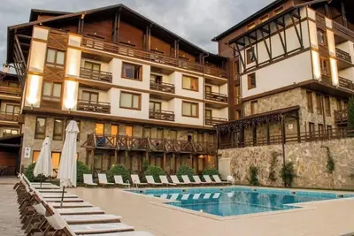 Image de Charming studio apartment nestled within the Green Life Ski Resort. \n