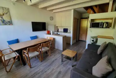 Image de 1. 5 room apartment for 1 - 6 people with a view of the village of Savognin