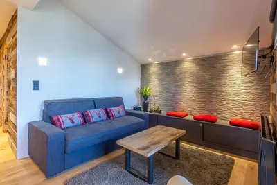 Image de Appartement skis aux pieds avec WiFi, 5 personnes
