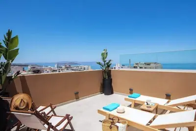 Image de Sea & Mountain Views, Private Rooftop by Chania Beach