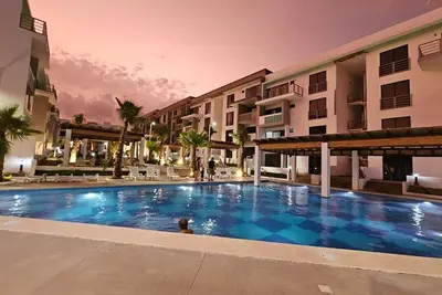 Image de 1st floor apartment 3 min from the beach