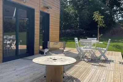 Image de Maison de bord de mer neuve en bois