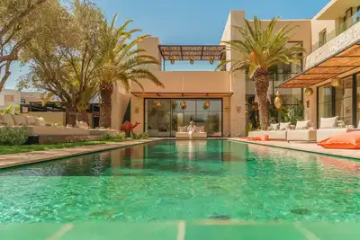 Image de Villa Eyline, piscine chauffée avec Spa et Voiturette sur le Golf Amelkis