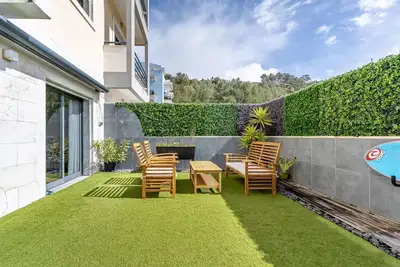 Image de Cozy apartment in charming Costa da Caparica with Ac, WiFi