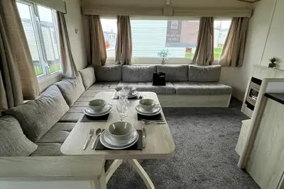 Image de Homely caravan at California Cliffs in Norfolk, near to Scratby beach ref 50001e