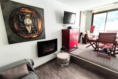 Image de Studio rénové Front De Neige vue montagne