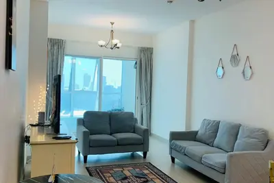 Image de Cozy 2-bedroom apartment in superb Sharjah corniche with WiFi, fitness room pool