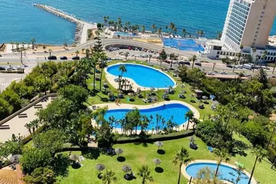 Image de Apt. familiar p/6 c/piscina, Ac y parking gratis