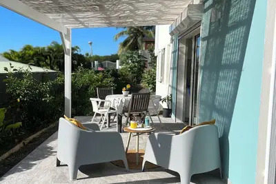 Charmant appartement au Moule, à 5 min à pied d’une crique, et d’un littoral
