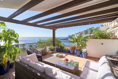 Image de Appartement \"The Blue View\" avec vue sur la mer, Wi-Fi et climatisation