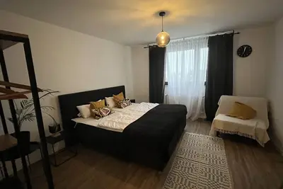 Image de Appartement \"Bayreuth Apart No 7\" avec vue sur la montagne, balcon et Wi-Fi