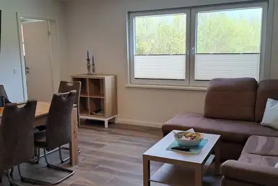 Image de Appartement \"Ferienwohnung Ebbe\" avec jardin partagé, balcon et Wi-Fi