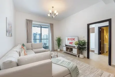 Image de Free housekeeping visits during your stay - StayShort - Comfy 1-Bedroom Apartment Perfect for 4 in Jlt