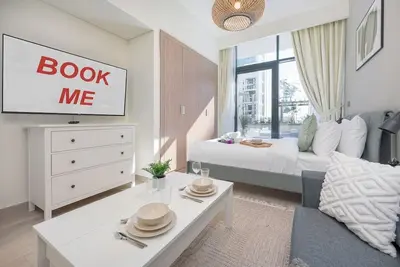 Image de Amazing Studio With Cozy Balcony in Meydan