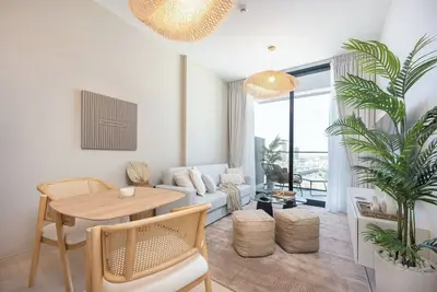 Modern 1-Bedroom with relaxing balcony in Binghatti Crest, Jvc