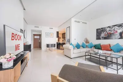 Image de Relaxing, Stylish 1-Bedroom Apartment Perfect for Family in Business Bay