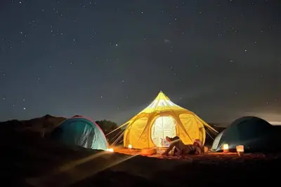 Image de Starry Sky Overnight Nomadic Camping