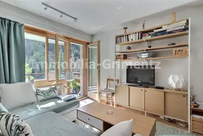 Image de Appartement confortable pour 4 personnes, salon, coin cuisine avec lave-vaisselle, 1 chambre à 2 lit