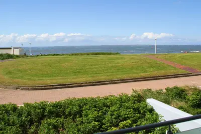 Image de Living with sea view, directly on the beach, centrally located
