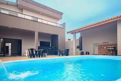 Image de Sobrado Novo e Moderno, Piscina, Área Gourmet