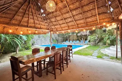 Image de 4-bedroom house in enchanting Tankah Bay with Beach Access, Ocean Views, Pool!