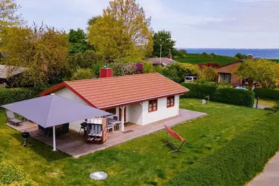 Image de Flintholmhus sur la plage de la mer Baltique