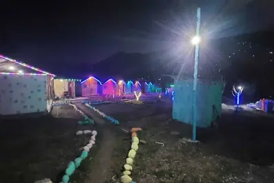 Image de Spacious 7-bedroom campground with fitness room, WiFi in marvelous Naggar