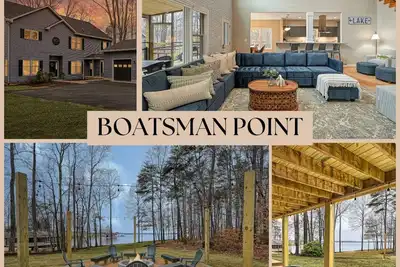 Image de Luxurious 8-Bed Lakefront Retreat with Private Beach, Hot Tub & Sauna!