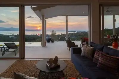 Image de Private Villa with Large Living Area, Family Infinity Pool, Incredible Sunset