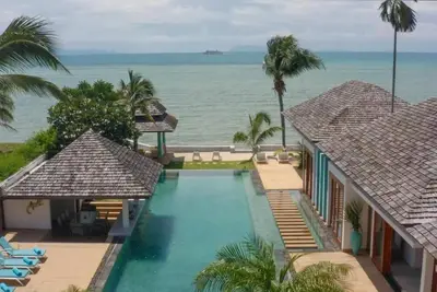 Image de Luxurious & spacious 5-bedroom beachfront villa in Nathon with infinity pool, fitness room, and spa