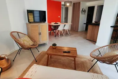 Image de Appartement pour 4 personnes Patio terrasse 400 m de la plage Quartier du Parc