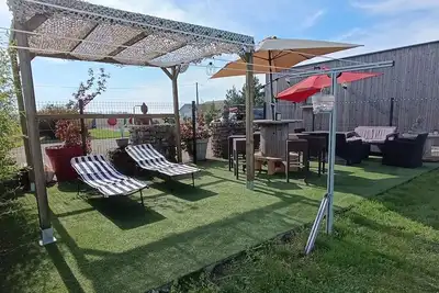 Image de Avec Spa gonflable - appartement pour 6 personnes en Moselle. Au 1er étage.