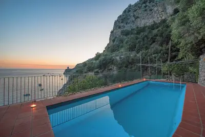 Image de Villa de luxe avec piscine et accès à la mer, côte amalfitaine