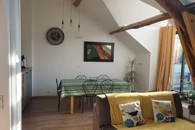 Appartement familial tout confort avec terrasse, parking sécurisé proche Disney