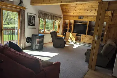 Image de A-frame home on Trout Stream