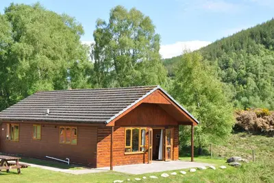 Image de Glomach Lodge @ Lochletter Lodges. A 2 bedroom lodge in beautiful Glen Urquhart.