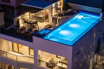 Image de New Seaview Villa Gabriel with private heated pool and a Hot-tub