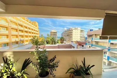 NOVEAU_APART 170 m plage  Gran terraza  Due chambres Parquing & Piscine