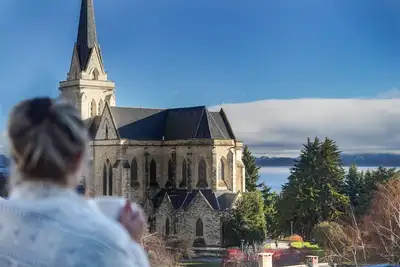 Image de appartement Mutisia avec terrasse et vue sur le lac a Bariloche